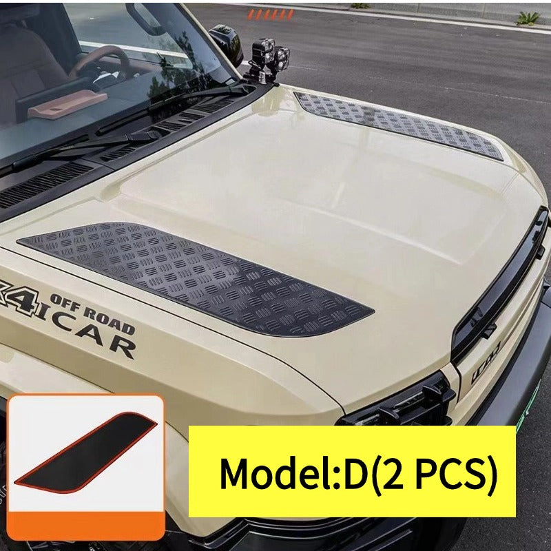 Bug Stone Hood Guard & Engine Top Cover for Chery iCAR V27-Let us help you explore your 4x4 with us Noxfun