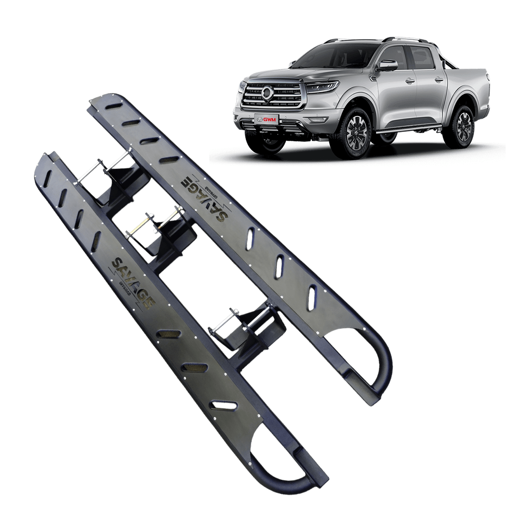 GWM CANNON 2020+ noxfun EDGE ROCKSLIDERS-Let us help you explore your 4x4 with us Noxfun