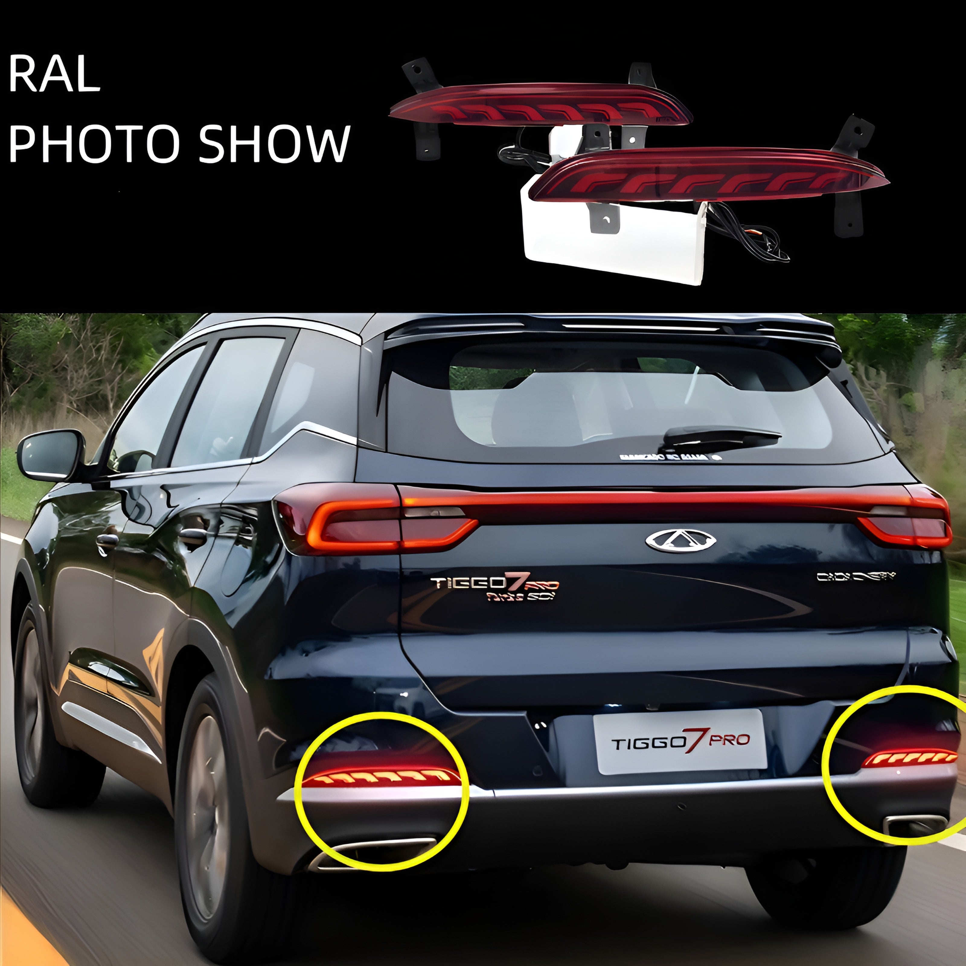 Rear Bumper Light For Tiggo 7 Pro-Let us help you explore your 4x4 with us Noxfun