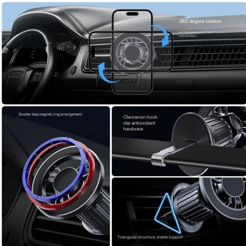 Car Air Conditioning Vent Cell Phone Holder-Let us help you explore your 4x4 with us Noxfun