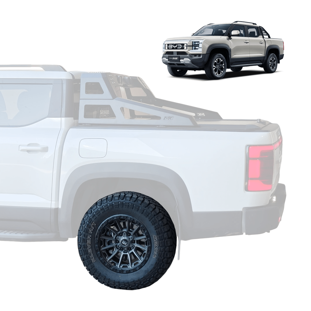 BYD SHARK 6 WARRIOR WHEEL & TYRE PACKAGE-Let us help you explore your 4x4 with us Noxfun