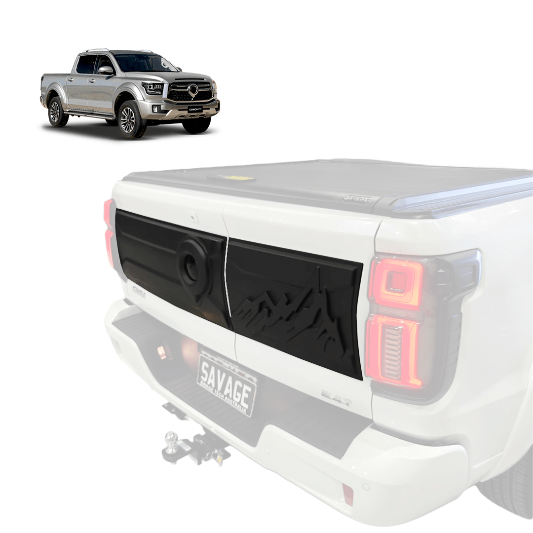 GWM ALPHA TAILGATE BLACKOUT COVER-Let us help you explore your 4x4 with us Noxfun