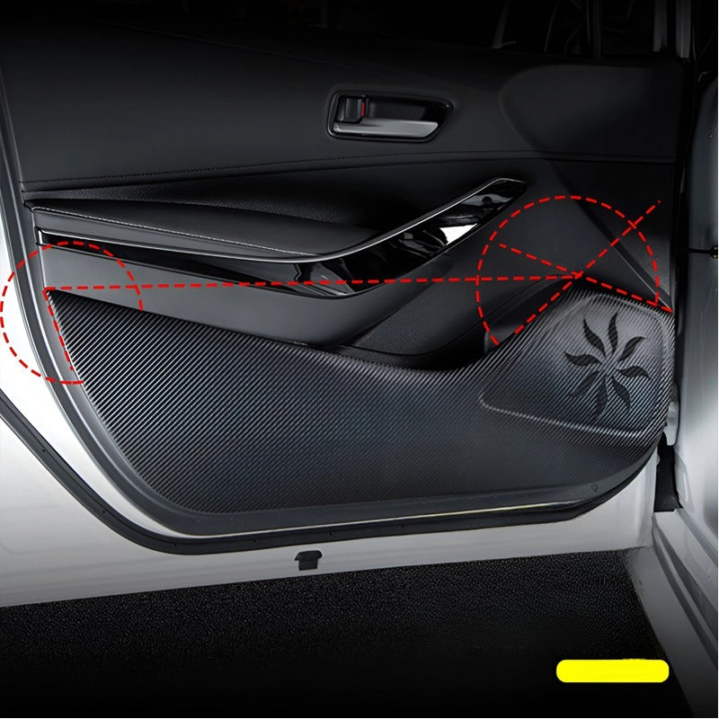 Carbon Fiber Door Anti-Kick Sticker-Let us help you explore your 4x4 with us Noxfun