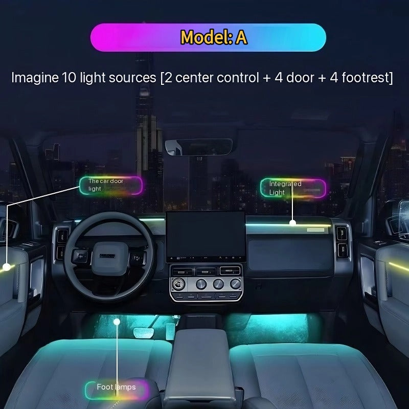 Car Interior Ambient Lighting Conversion for Chery iCAR V23-Let us help you explore your 4x4 with us Noxfun