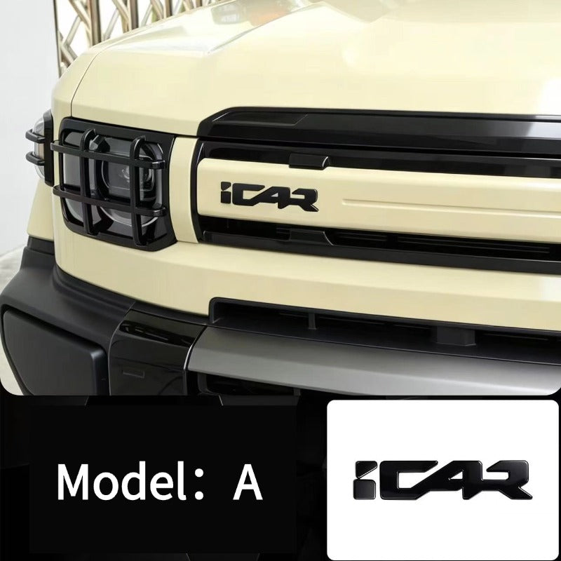 Car Logo Letter Stickers Fit for Chery iCAR V27-Let us help you explore your 4x4 with us Noxfun