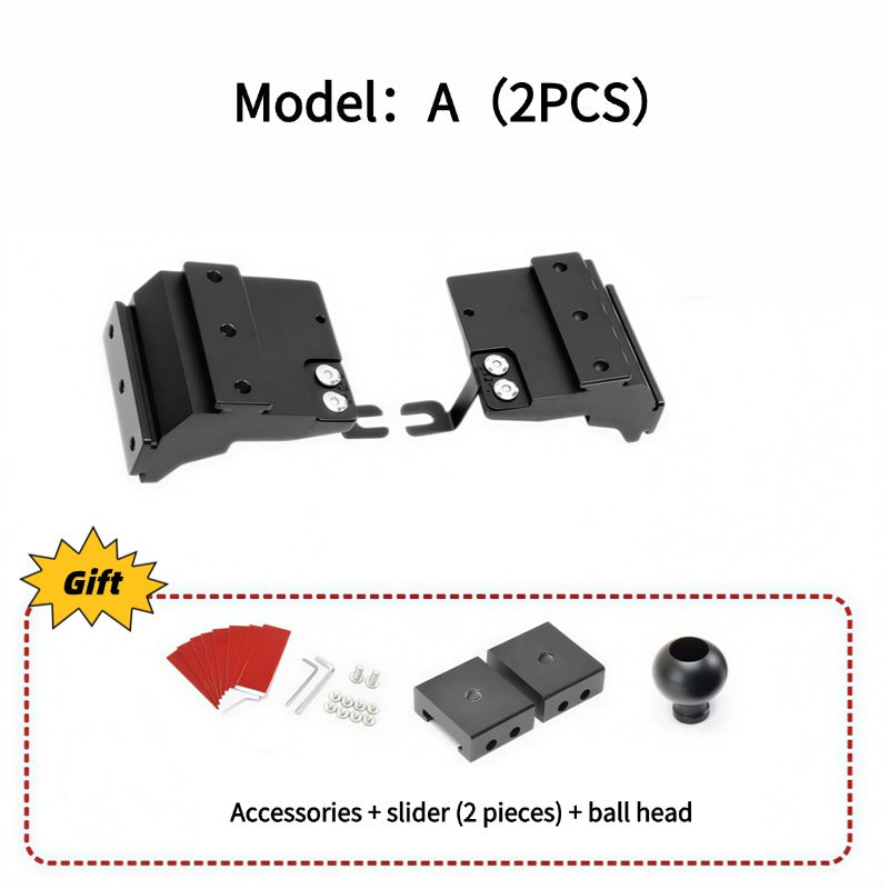 Aluminum A-Pillar Extended Spotlight Mount-Let us help you explore your 4x4 with us Noxfun