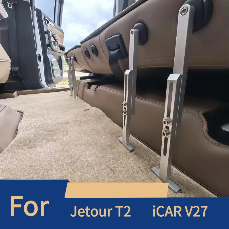 Rear Seat L-Shape Support Bar Camper Conversion Kit for Jetour T2 iCAR V27-Let us help you explore your 4x4 with us Noxfun
