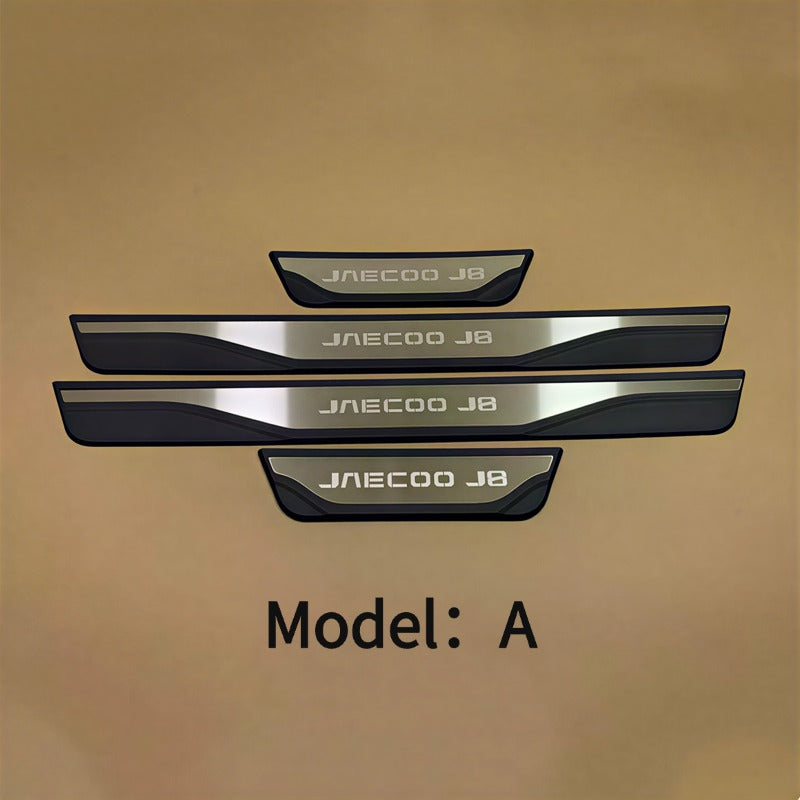 Door Sill Protectors Custom Fit for Chery Jaecoo J8-Let us help you explore your 4x4 with us Noxfun