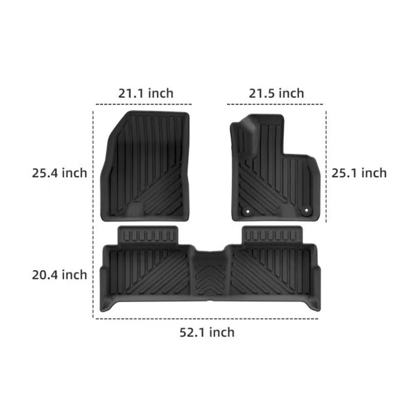 JAECOO J5 All Weather Floor Mats LHD & RHD-Let us help you explore your 4x4 with us Noxfun