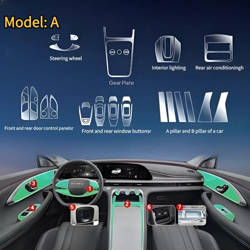 Anti-scratch TPU Protector Film For Exeed TXL-Let us help you explore your 4x4 with us Noxfun