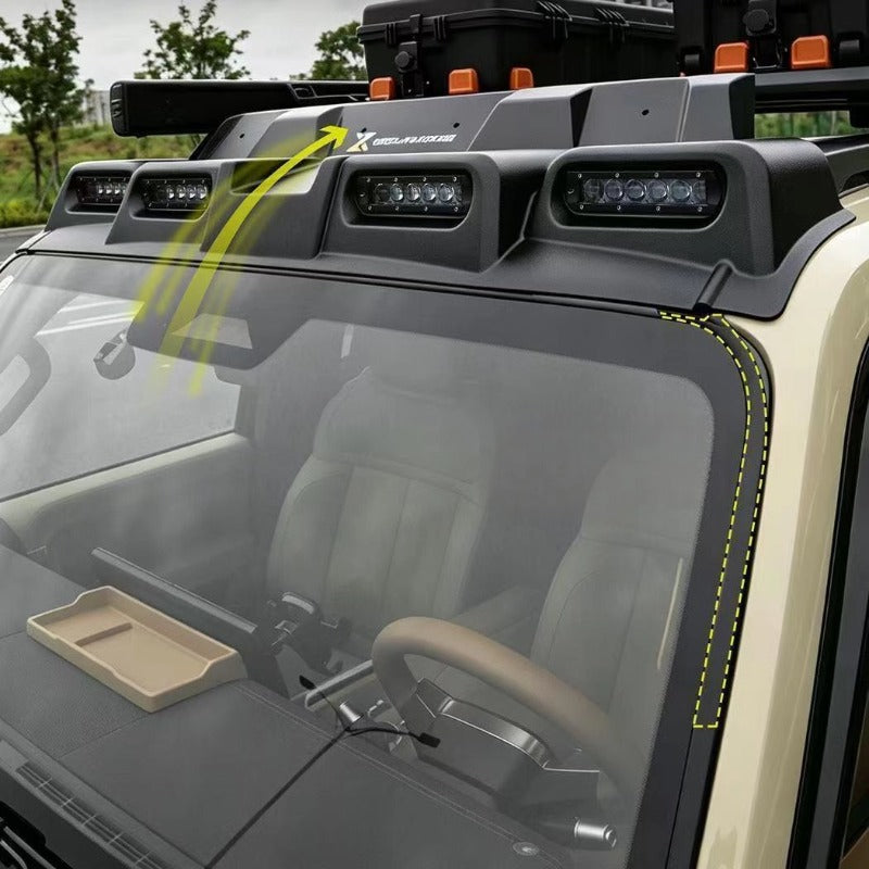 Car Roof LED Spotlights Compatible with Chery iCAR V27-Let us help you explore your 4x4 with us Noxfun