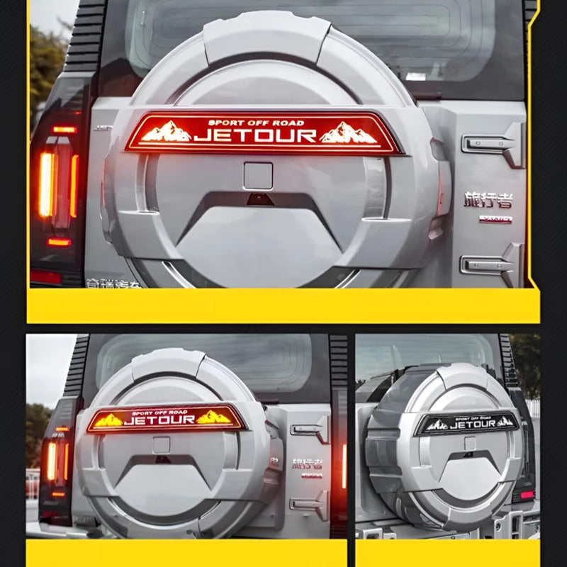 Car tailgate spare wheel cover for Chery Jetour T2-Let us help you explore your 4x4 with us Noxfun
