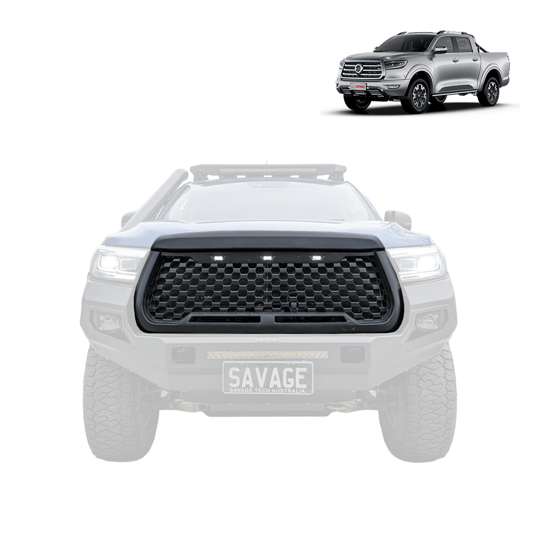 GWM CANNON GRILLE 2 WITH RADAR BRACKET 2020-2024-Let us help you explore your 4x4 with us Noxfun