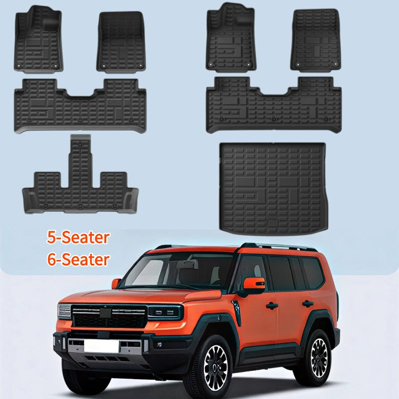 All Weather Floor Mats Interior Liners for Chery Jetour G700-Let us help you explore your 4x4 with us Noxfun