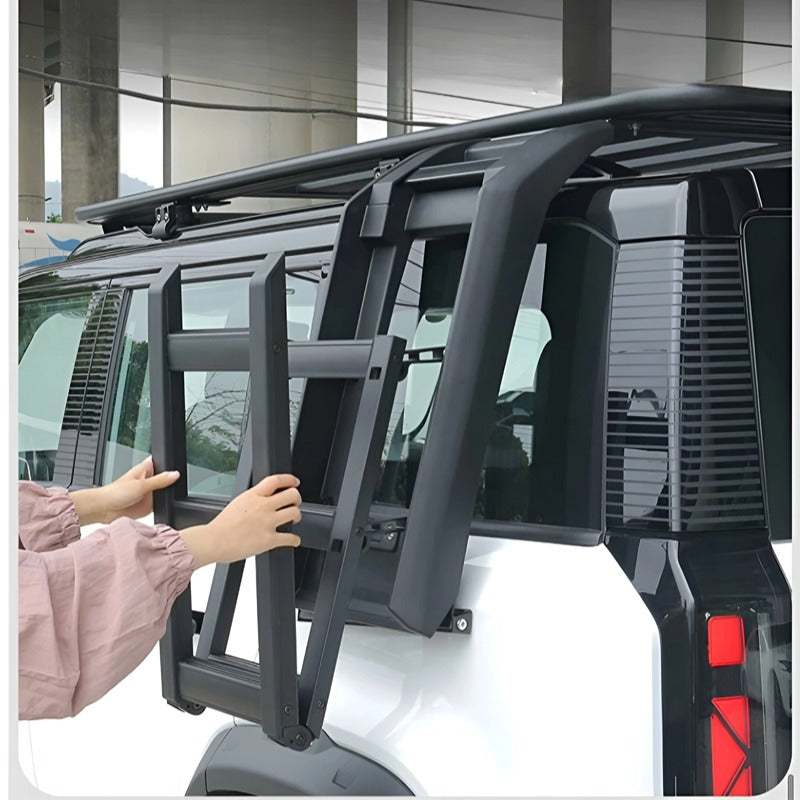 Car rear window folding ladder for Chery Jaecoo J6（iCAR 03）-Let us help you explore your 4x4 with us Noxfun