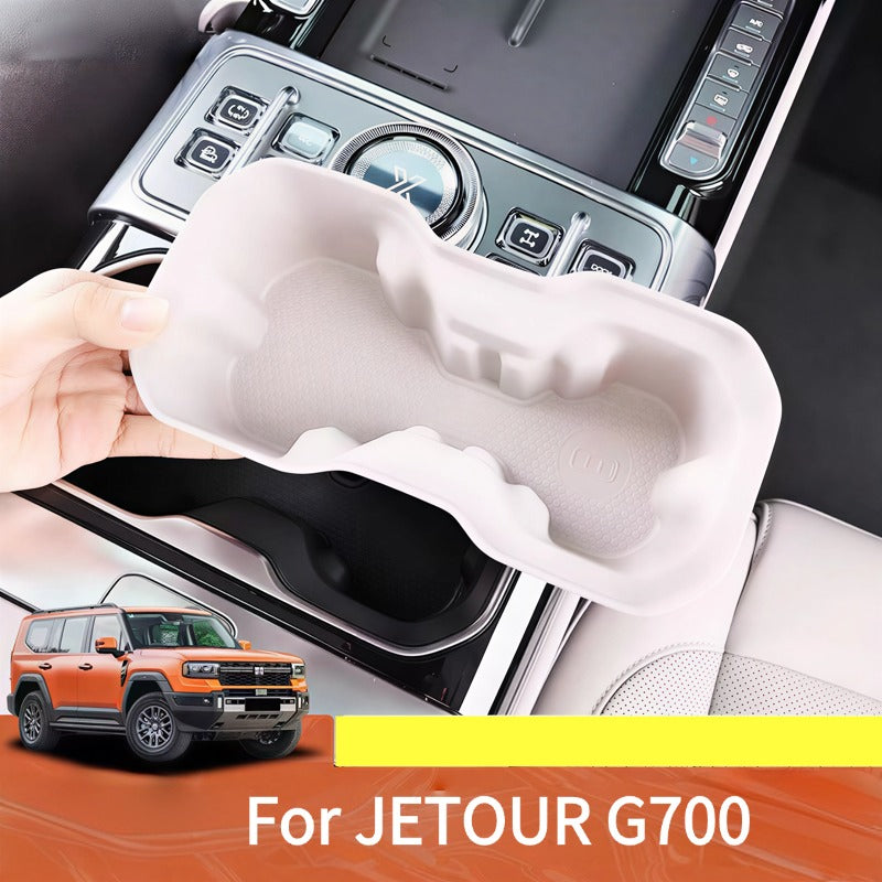 Car Cup Holder Mat & Wireless Charging Silicone Pad for Jetour G700-Let us help you explore your 4x4 with us Noxfun