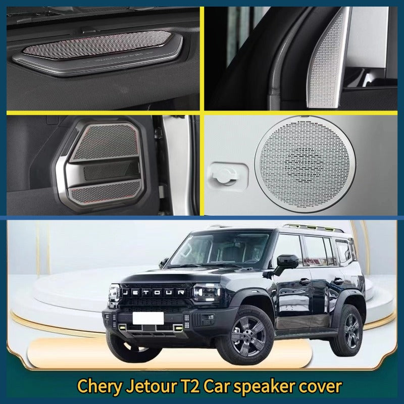 Car Speaker Protective Cover for Chery Jetour T2 & Jetour T2 PHEV-Let us help you explore your 4x4 with us Noxfun