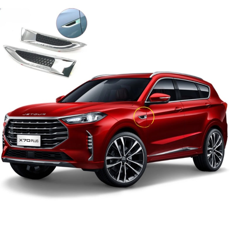 Automotive fender logo trim strip for Chery Jetour X70 Plus-Let us help you explore your 4x4 with us Noxfun