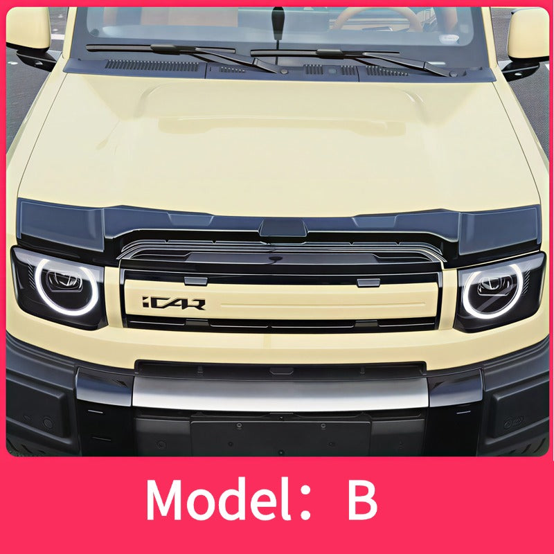 Bug Stone Hood Guard & Engine Top Cover for Chery iCAR V27-Let us help you explore your 4x4 with us Noxfun