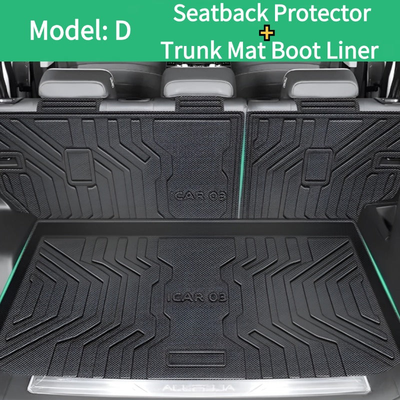 Trunk Mat Boot Liner for Chery JAECOO J6（iCAR03）-Let us help you explore your 4x4 with us Noxfun