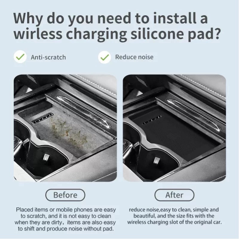 Non-slip silicone mat for car charging place for Chery Omoda-Let us help you explore your 4x4 with us Noxfun