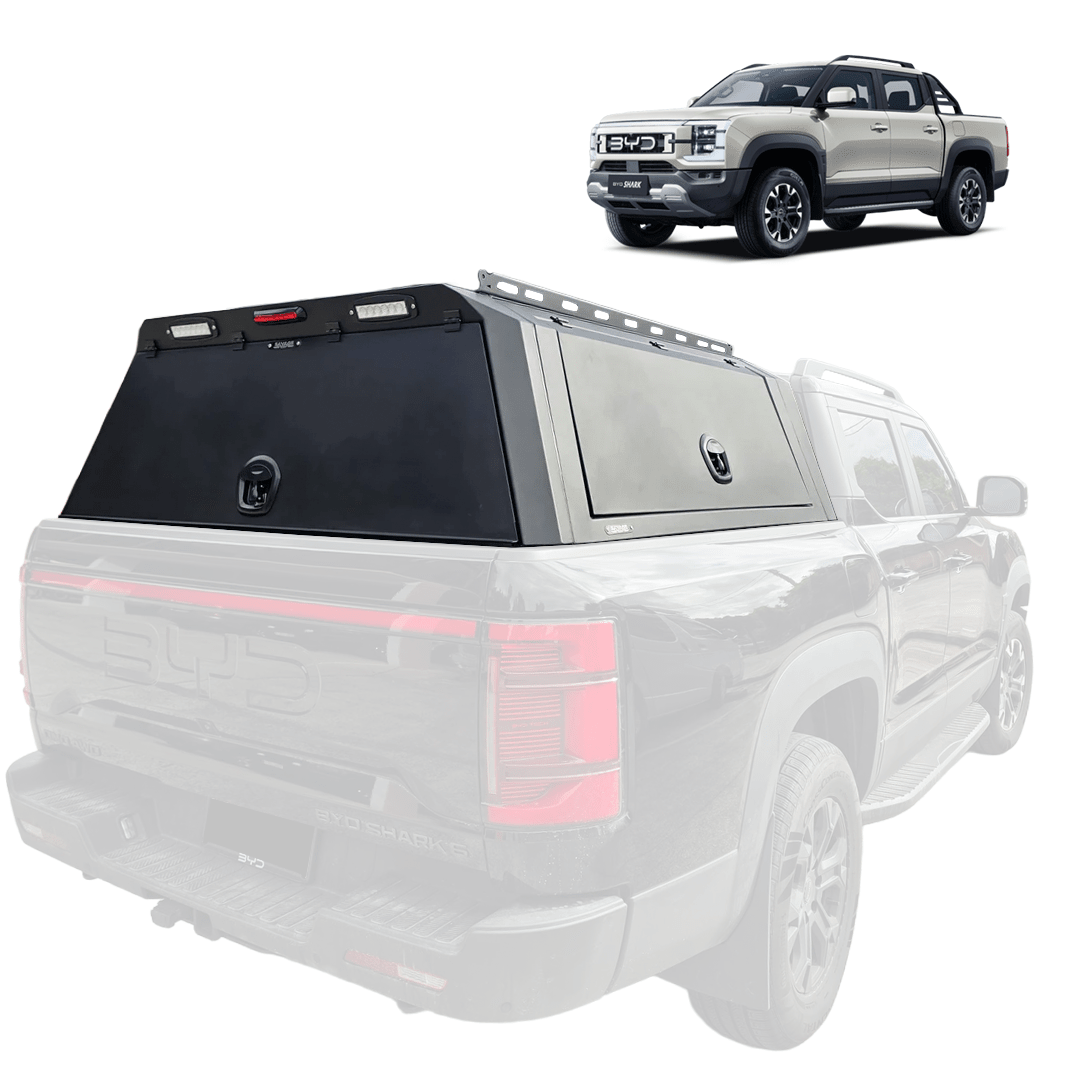 BYD SHARK 6 FLAT PACK ALLOY/ ALUMINIUM CANOPY WITH CENTRAL LOCKING-Let us help you explore your 4x4 with us Noxfun