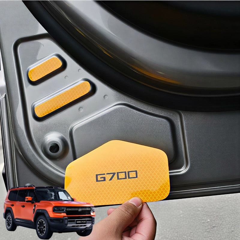 Car door warning stickers suitable for Chery JETOUR G700-Let us help you explore your 4x4 with us Noxfun