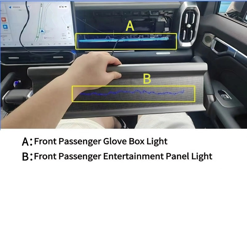 Automotive 318 Ambient Lighting for Chery Jetour T2 & Jetour T2 PHEV-Let us help you explore your 4x4 with us Noxfun