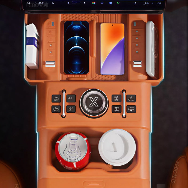 Jetour G700 Charging Silicone Pad Storage Case with Lower Storage Compartment-Let us help you explore your 4x4 with us Noxfun