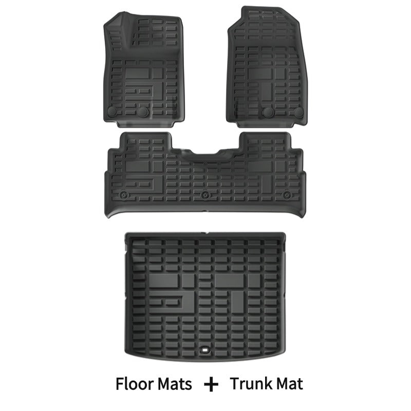 TPE Rubber Floor Mats & Trunk Mat for Chery Jetour T1-Let us help you explore your 4x4 with us Noxfun
