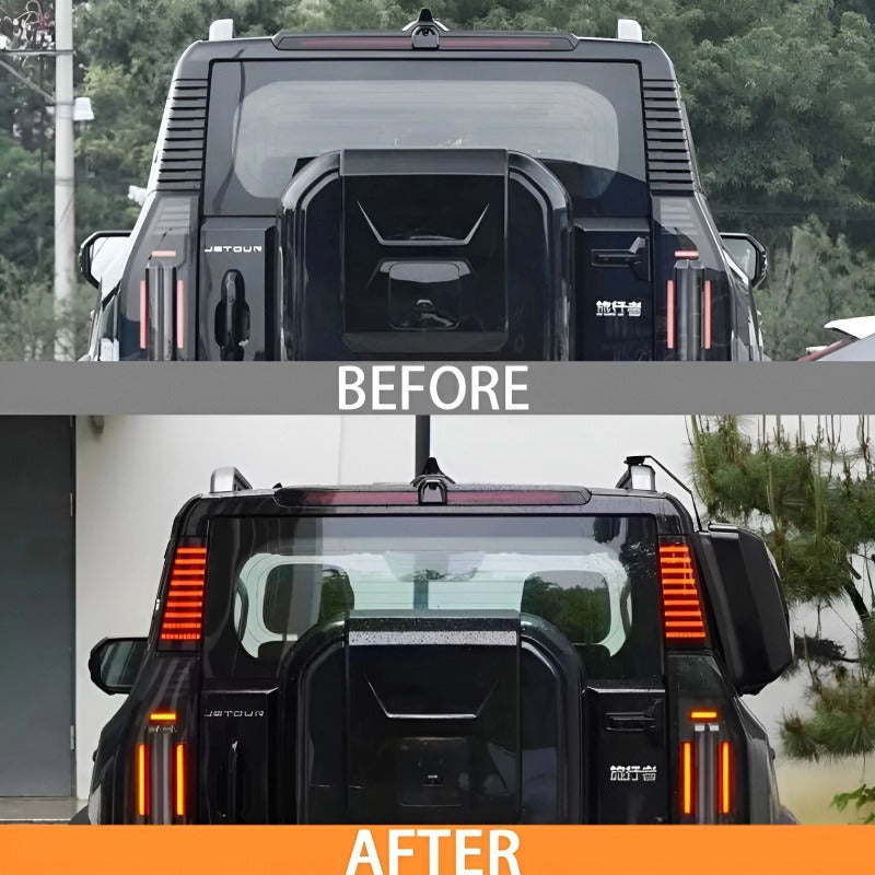 Rear Running Tail Pillar Light Bumper Lamp Kit For Chery Jetour T2 & T2 PHEV-Let us help you explore your 4x4 with us Noxfun