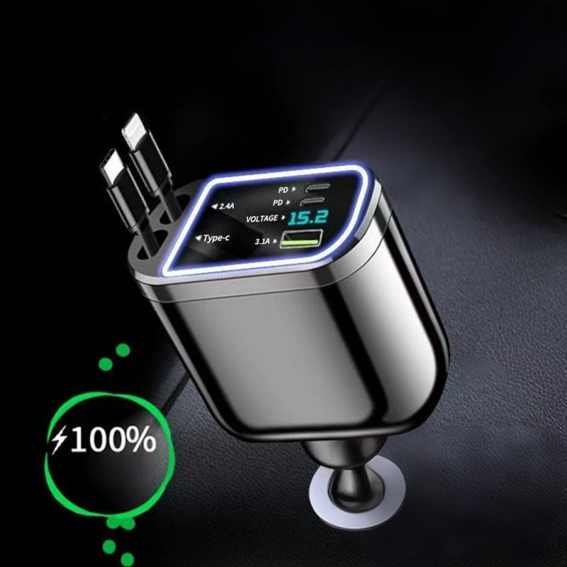 High-Power Retractable Car Charger-Let us help you explore your 4x4 with us Noxfun