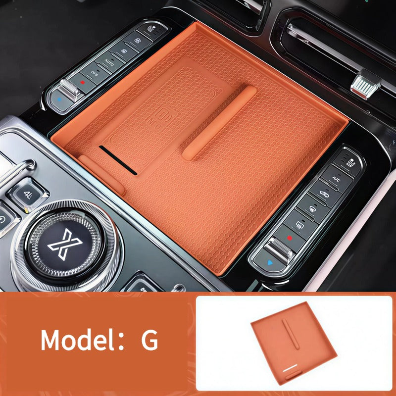 Car Cup Holder Mat & Wireless Charging Silicone Pad for Jetour G700-Let us help you explore your 4x4 with us Noxfun