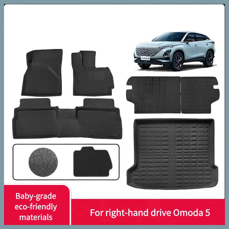 Right-hand drive car foot mats for Chery Omoda 5-Let us help you explore your 4x4 with us Noxfun
