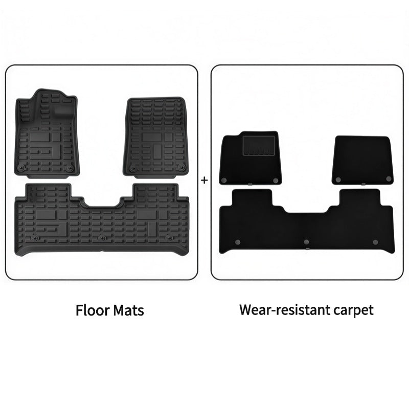 All Weather Floor Mats Interior Liners for Chery Jetour G700-Let us help you explore your 4x4 with us Noxfun