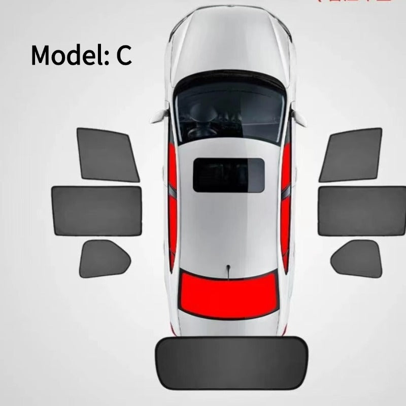 Car Full Magnetic Sunshade for Chery Tiggo 4 Pro （Tiggo 5X）-Let us help you explore your 4x4 with us Noxfun