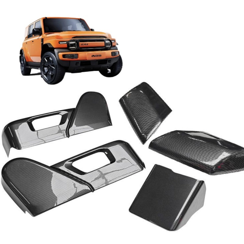 Automotive Interior & Exterior Carbon Fiber Protection Kit for Chery iCAR V23-Let us help you explore your 4x4 with us Noxfun