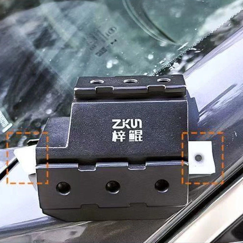 Aluminum A-Pillar Extended Spotlight Mount-Let us help you explore your 4x4 with us Noxfun