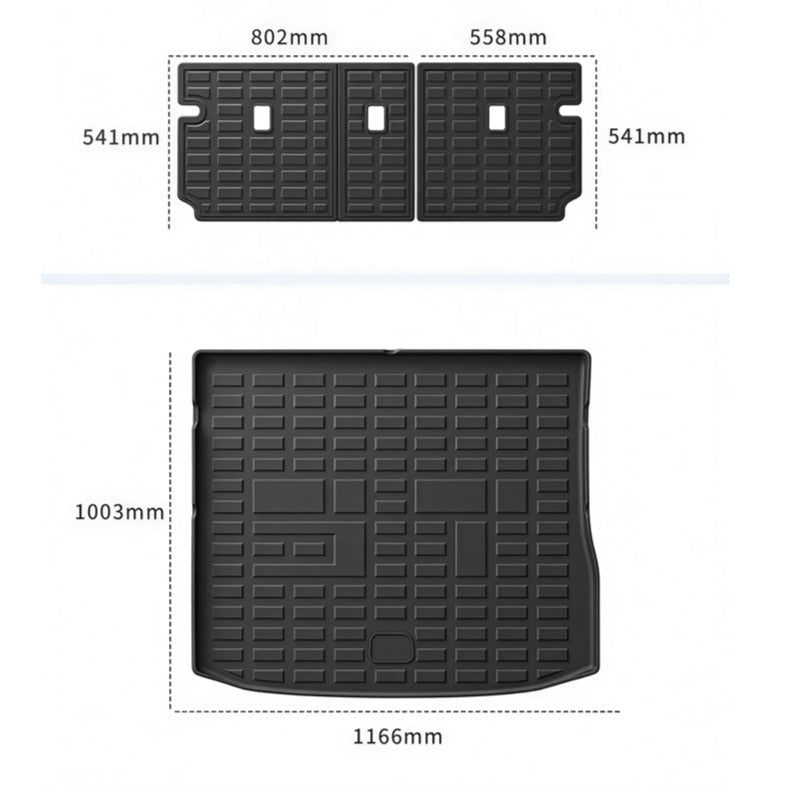 All Weather Floor Mats Interior Liners for Chery Jetour G700-Let us help you explore your 4x4 with us Noxfun