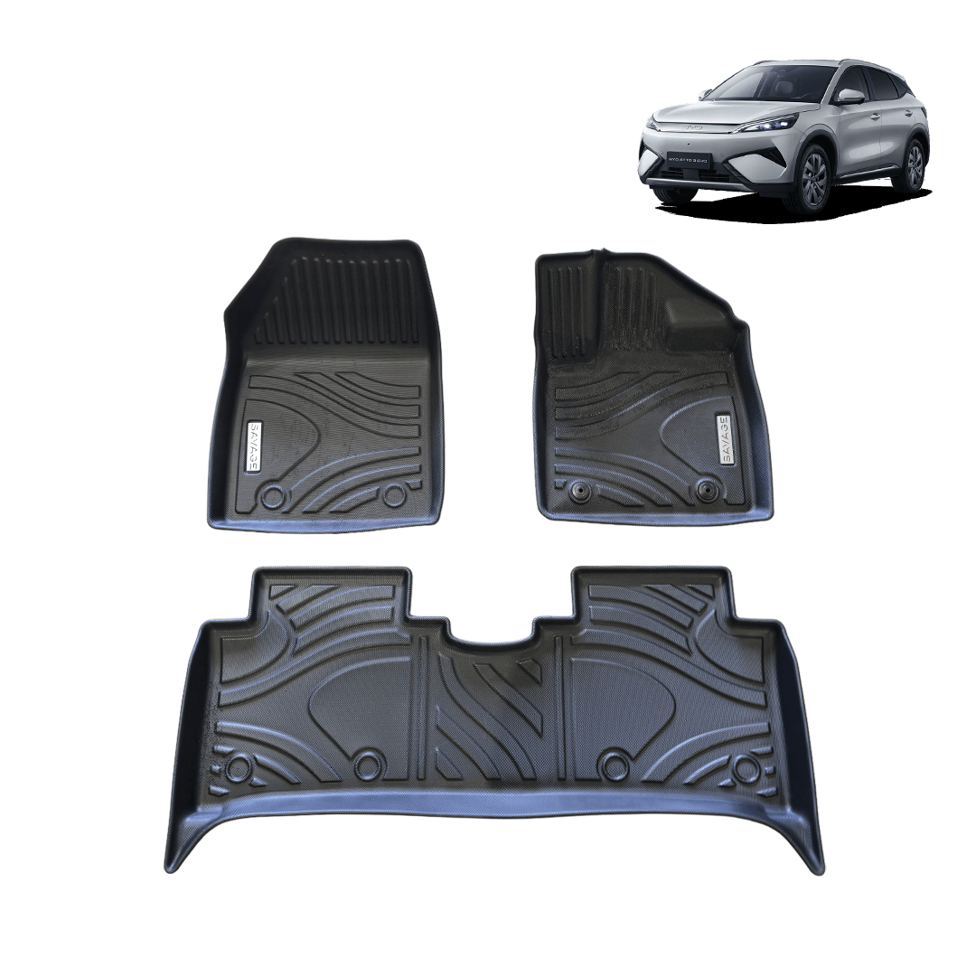 BYD ATTO-3 DEEP 3D MOULDED FLOOR MATS FULL SETS-Let us help you explore your 4x4 with us Noxfun