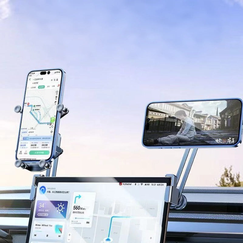 Dual-Phone Aluminum Alloy Car Holder-Let us help you explore your 4x4 with us Noxfun