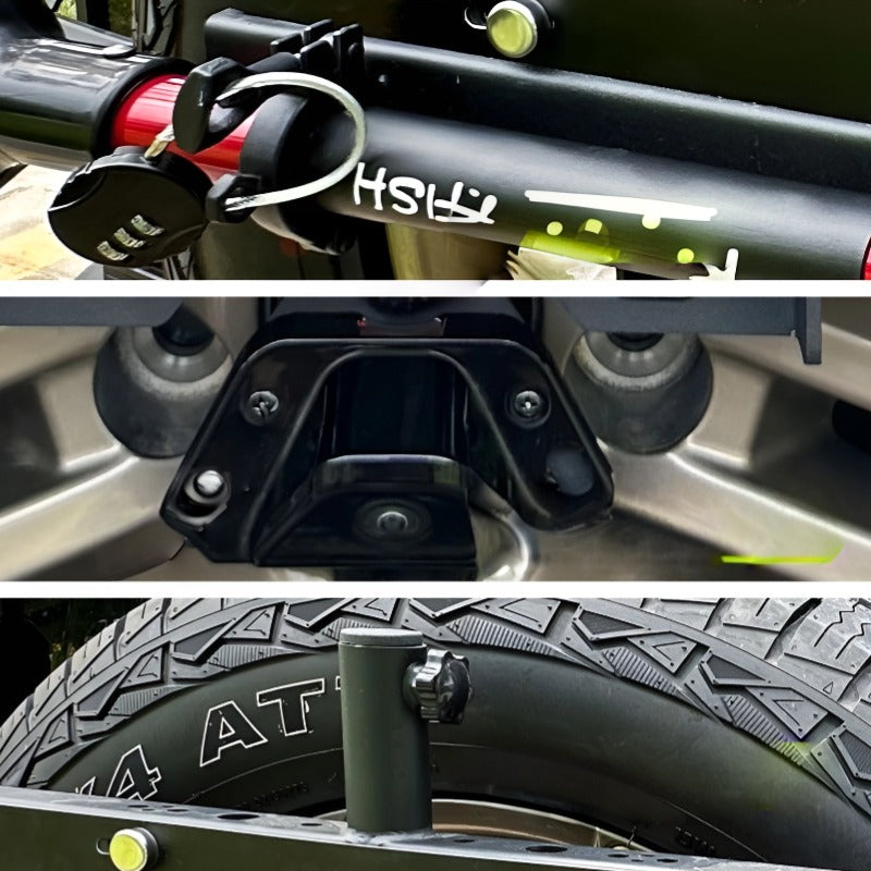 Car spare wheel holder & Multi-purpose Shovel for Chery Jetour T2-Let us help you explore your 4x4 with us Noxfun