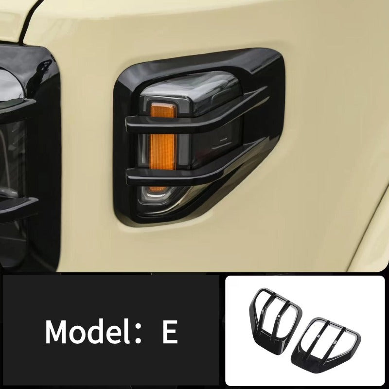 Headlight & Fog Light Trim Covers for the Chery iCAR V27-Let us help you explore your 4x4 with us Noxfun