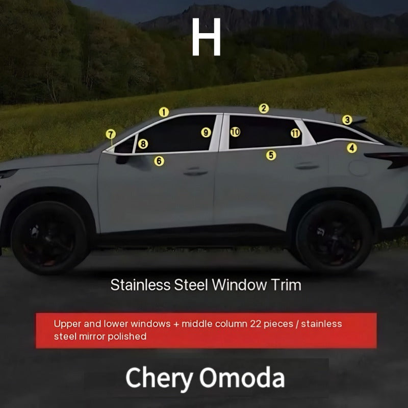 Car Window Strip For Omoda 5-Let us help you explore your 4x4 with us Noxfun