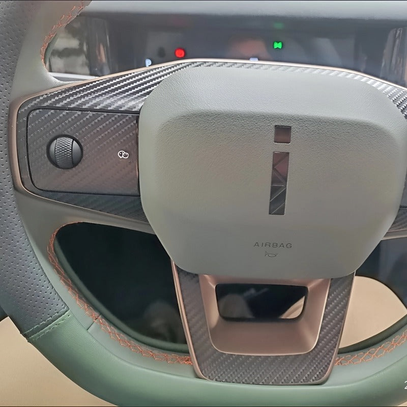 Carbon fiber steering wheel patch for Chery JAECOO J6（iCAR 03）-Let us help you explore your 4x4 with us Noxfun