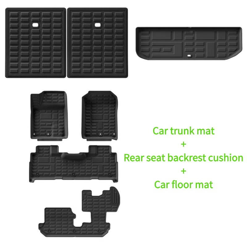 7-seat car floor mats & trunk mats suitable for Chery Jetour T2 & Jetour T2 PHEV-Let us help you explore your 4x4 with us Noxfun