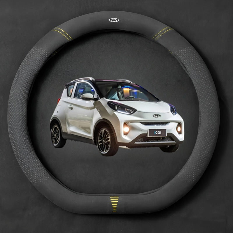 Leather Steering Wheel Cover for Chery iCar Small Ant-Let us help you explore your 4x4 with us Noxfun