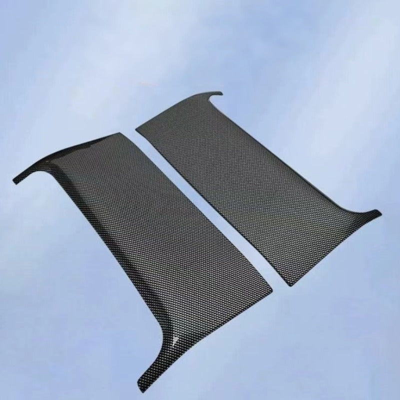Car Seat Rear Kick Plate Carbon Fiber Pattern for Chery iCAR V23-Let us help you explore your 4x4 with us Noxfun