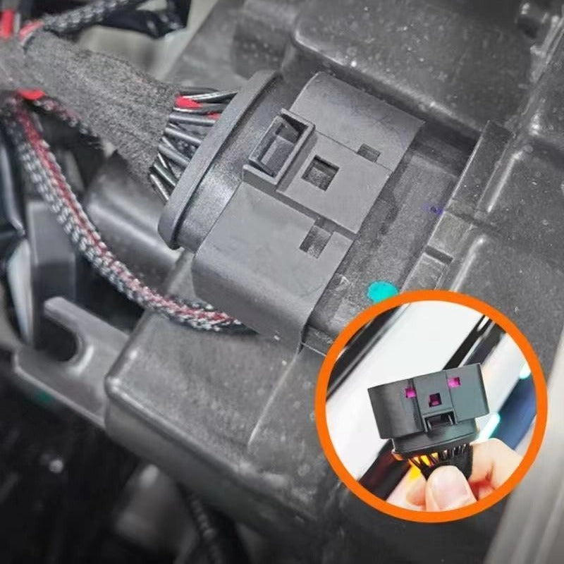 Car front head center grid small yellow light modification for Chery iCAR V23-Let us help you explore your 4x4 with us Noxfun
