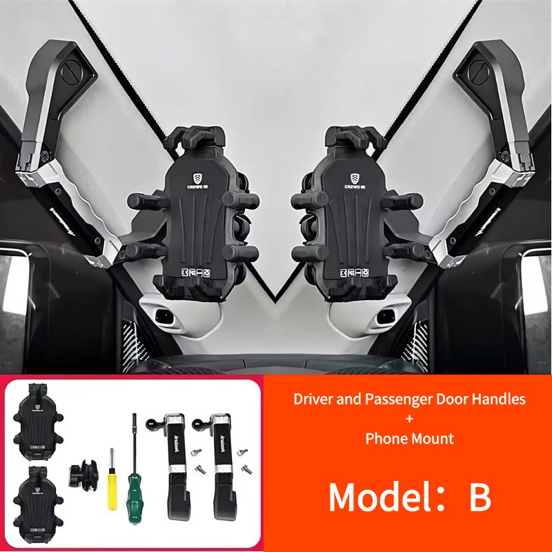 Aluminum Alloy A-Pillar Car Phone Mount-Let us help you explore your 4x4 with us Noxfun